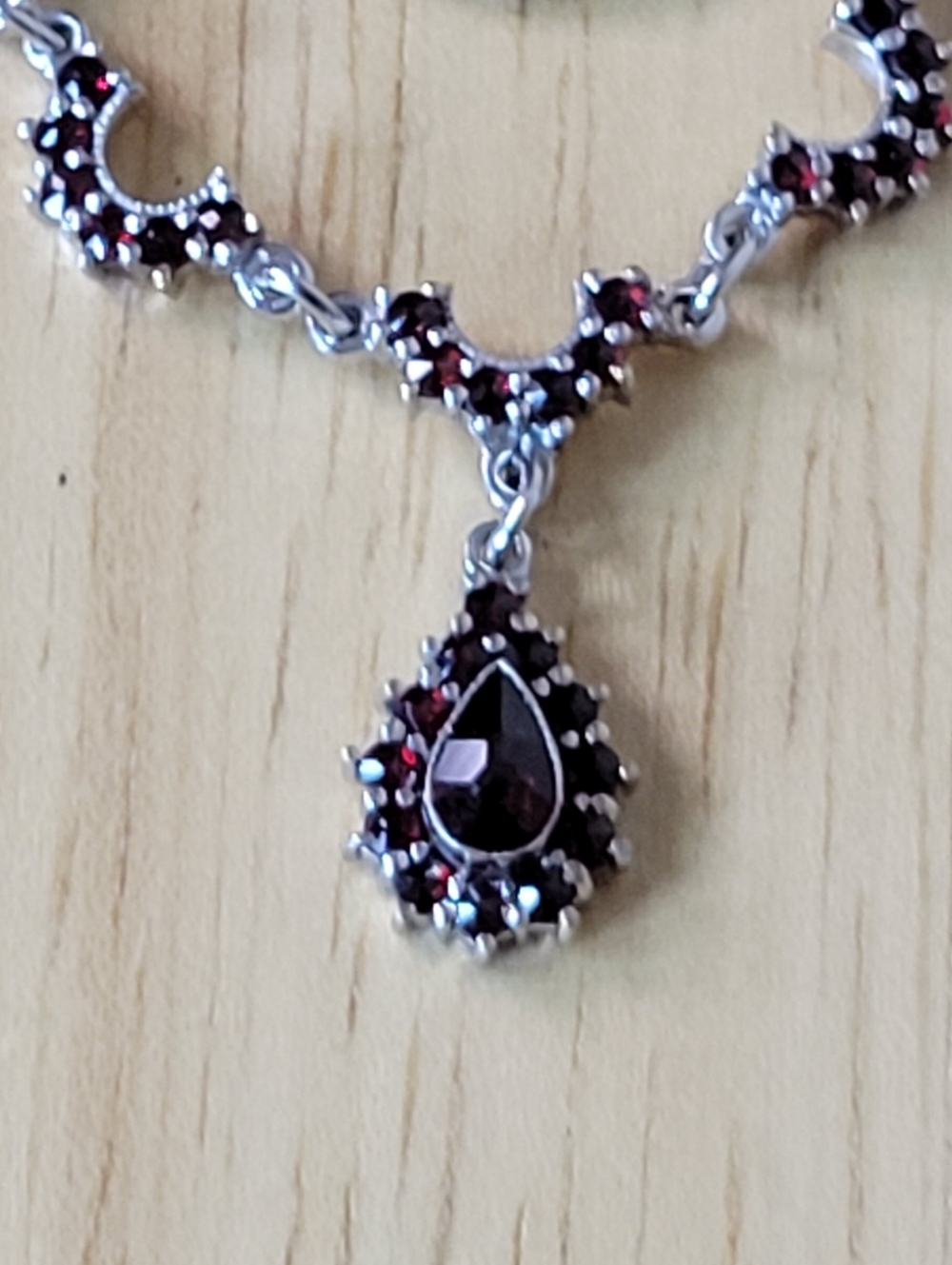 Gorgeous Garnet "Y" Necklace - Picture 8 of 8